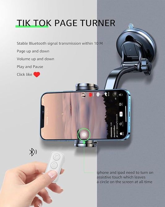 Lux Bai Smart Scroll Ring – Wireless TikTok Remote & Bluetooth Camera Controller (iOS & Android)